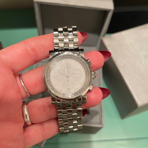 Michele Accessories - Michele Blanc sport sail watch
